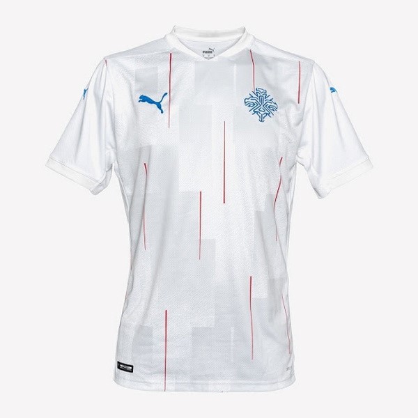 Tailandia Camiseta Islandia Segunda Equipación 2020 Blanco